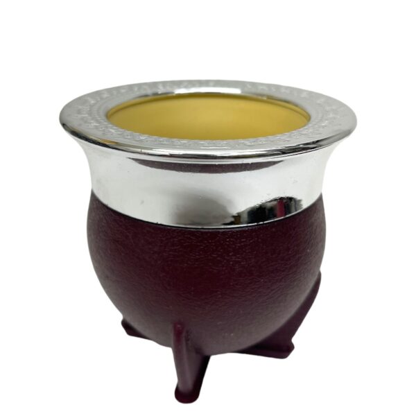 Mate Imperial vegano pvc con virola cincelada - Imagen 2